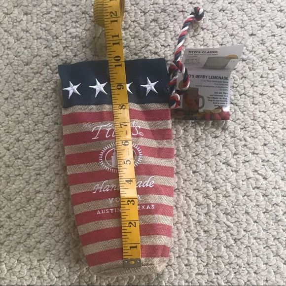 Tito’s Handmade Vodka Bottle Sweater & Gift Bag Austin Texas - Picture 10 of 11